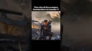 WHY ALL THE AVENGERS KNEEL DOWN TO IRONMAN??? #mcu #marvel #shorts #video