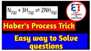 Haber's process class 12- question and solution Neet 2019 - chemistry in hindi