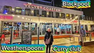 Curry club Thursday velvet coaster Blackpool 