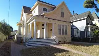 4K Virtual Walking Tour  - Walking Around Historical District, San Jose, California