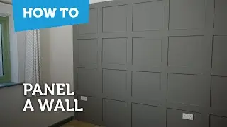 How to panel a wall