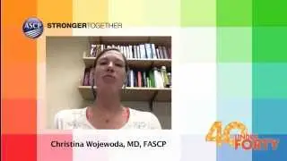 Christina Wojewoda, MD, FASCP &ndash; ASCP 2015 40 Under Forty Video Essay