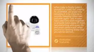LEVANA Astra Digital Baby Video Monitor with Levana Powered by Snuza Oma+ Portable Baby Movement ...