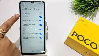 How to turn off touch sound in poco C50 | poco C55 me touch vibration kaise off kare