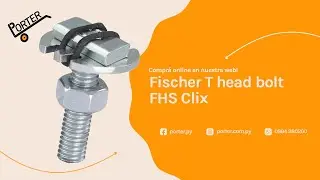 Porter.com.py - Fischer T head bolt FHS Clix