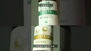 Vegan Chamomile Water & White Rose Water Alteya Organics short #shorts