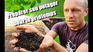Pr&eacute;paration du potager pour le printemps prochain.