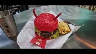 중국우시 붉은악마 햄버거 REDDEVIL BURGER