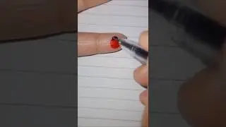 Beautiful Ladybug 🐞🐞🐞 Drawing. Easy Drawing 😍😍😍.