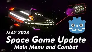 Interstellar Frontier - Godot Game Update. Main menu, more interiors and a look at combat