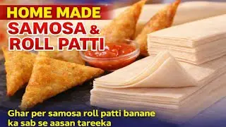 Home Made Samosa Patti And Roll Patti 🔥| How To Freeze & Save for Months Manda Patti