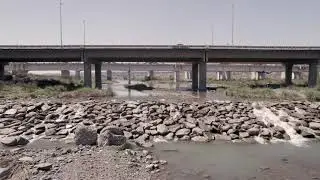 Rio Maipo Salida Sur Santiago de Chile, Dron dji Air 2S