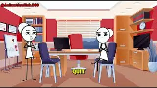 Funny Work Stories: Rebel Employee vs Toxic Boss #manager #worklife #animation #corporate
