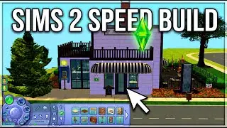 ☕ Cozy Corner Bakery & Coffee Shop | The Sims 2 Speed Build