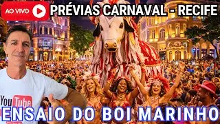 🔴ao VIVO o ENSAIO do BOI MARINHO + APRESENTAÇÃO dos PASSISTAS. VEM SIMBORA CURTIR COMIGO.