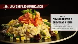 Summer Truffle & Snow Crab Risotto - Cooper's Hawk July 2018 Lunch Chef Recommendation