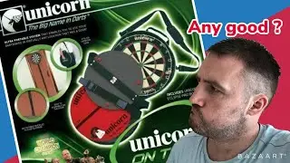 I tested the Unicorn on tour dartboard system