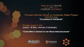 Prof. Di Xiao, University of Washington: 