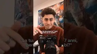 Ho gi&agrave; venduto un rene per l'obiettivo 🥲😂 #videomaker #mirrorless
