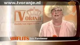 Showflits Gre Parelmoer bij TV Oranje