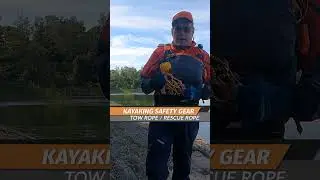 Kayaking safety gear #13 - tow line / rescue rope (for towing another kayaker / emergency use)
