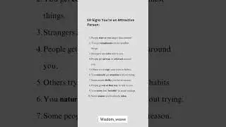 10 Clear Signs You&rsquo;re an Attractive Person | Psychology Facts About Beauty & Human Behavior