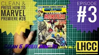 Revealed:  Best MATERIALS and METHODS for Comic Book CLEAN and PRESS!