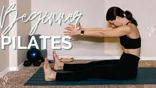 35 MINUTE BEGINNER PILATES WORKOUT // August 2021 Beginner Pilates Series, full body workout