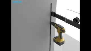 How to Install:KPUY S9711B  Frameless Sliding Shower Door