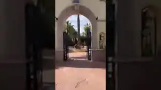 Entrance to St. Anthony Greek Orthodox Monastery  Arizona 2025 