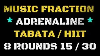 TIMER 140 BPM TABATA HIIT 8 ROUNDS 15/30 D137 ADRENALINE