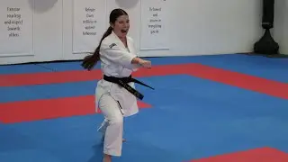 GKR Karate kata Taikyoku Shodan ( First Kata )
