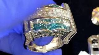 Beautiful Diamond Pendant with Chain & Diamond Ring