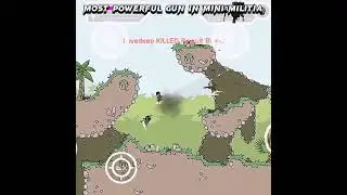 Most Powerful💥 Weapon In Mini Militia #shorts | JaxxMine