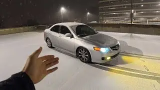 Teaching my girlfriend how to drive stick shift! | Manual Acura TSX K24 [4k]