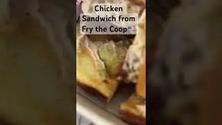 Chicken Sandwich from Fry the Coop,America🇺🇸#food #frythecoop#nashville #chicken #sandwich #usa