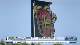 Centennial HS student arrested for carrying unloaded firearm before start of classes: KHSD