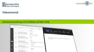 Literaturverwaltung mit EndNote auf dem iPad
