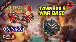NEW !!! TH9 War Base 2018 Anti TH10 and TH11 | Clash of Clans