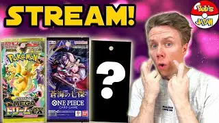 Sunday Night Livestream!! Pokemon Cards, One Piece Cards, Chats, and MORE! 🥰