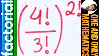 (4!/3!)^2! | Factorial Simplification