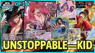 UNSTOPPABLE_KID - OP14-EB04 🟢 Mihawk VS. 🟡 ST29 Luffy 🎮 GAMEPLAY