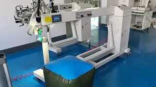 1.8m extended arm hot air welding machine for PVC inlfatable water tank welding