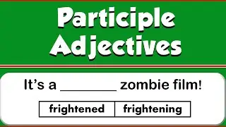 Participle Adjectives Quiz / ED or ING / 15 Questions