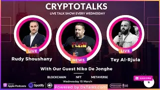 Cryptotalks Wednesday's with our guest Niko De Jonghe Ep_169_