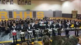 Richmond Hill High School Carol of the Bells Indoor Percussion Ensemble 2017