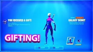 GIFTING GALAXY SCOUT SKIN TO SUBSCRIBERS! 🌌 (Fortnite)