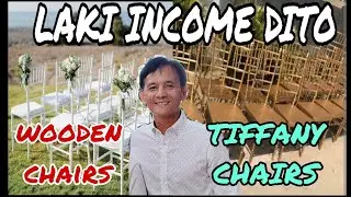 FOLDABLE WOODEN AND TIFFANY CHAIRS RENTAL BasLag tv