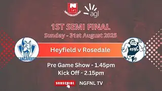 2025 Senior Football 1st Semi Final - Heyfield v Rosedale from Rosedale Recreation Reserve
