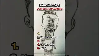 Ranking Top 5 Scriblig Drawings #shorts #scriblig
